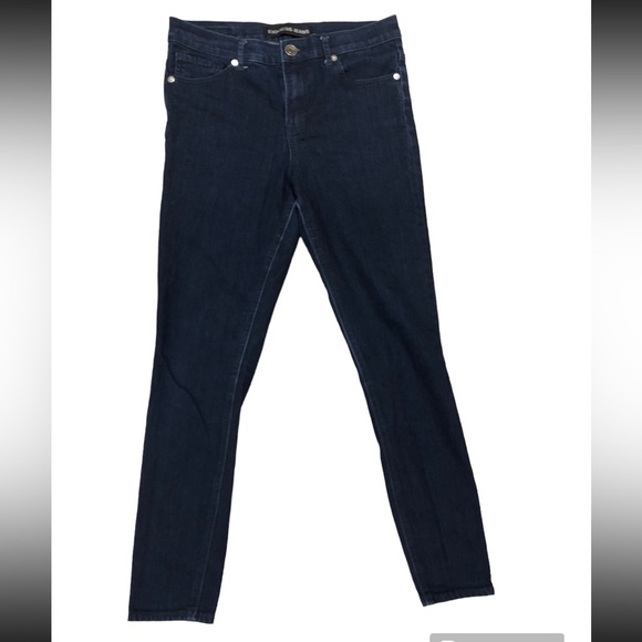 Express Ankle Legging High Rise Dark Wash Jeans Women’s Size 8 - Picture 1 of 5